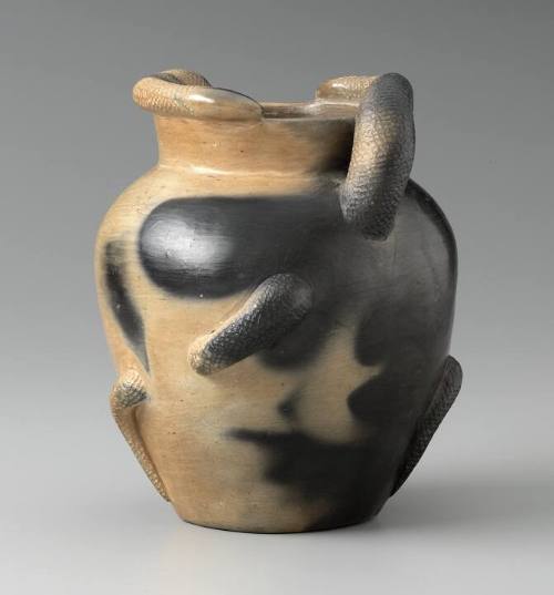 Double Snake Effigy Jar