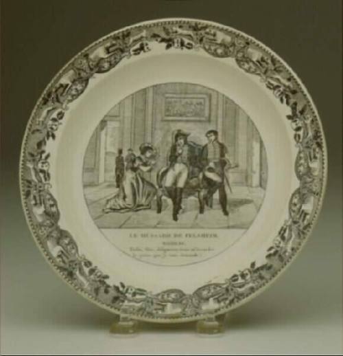 "Le Hussard de Felsheim" Plate