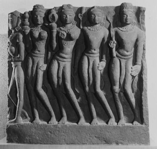Attendant Figures from a Temple Frieze