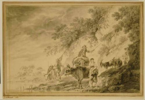 Landscape with Shepherds and their Flocks