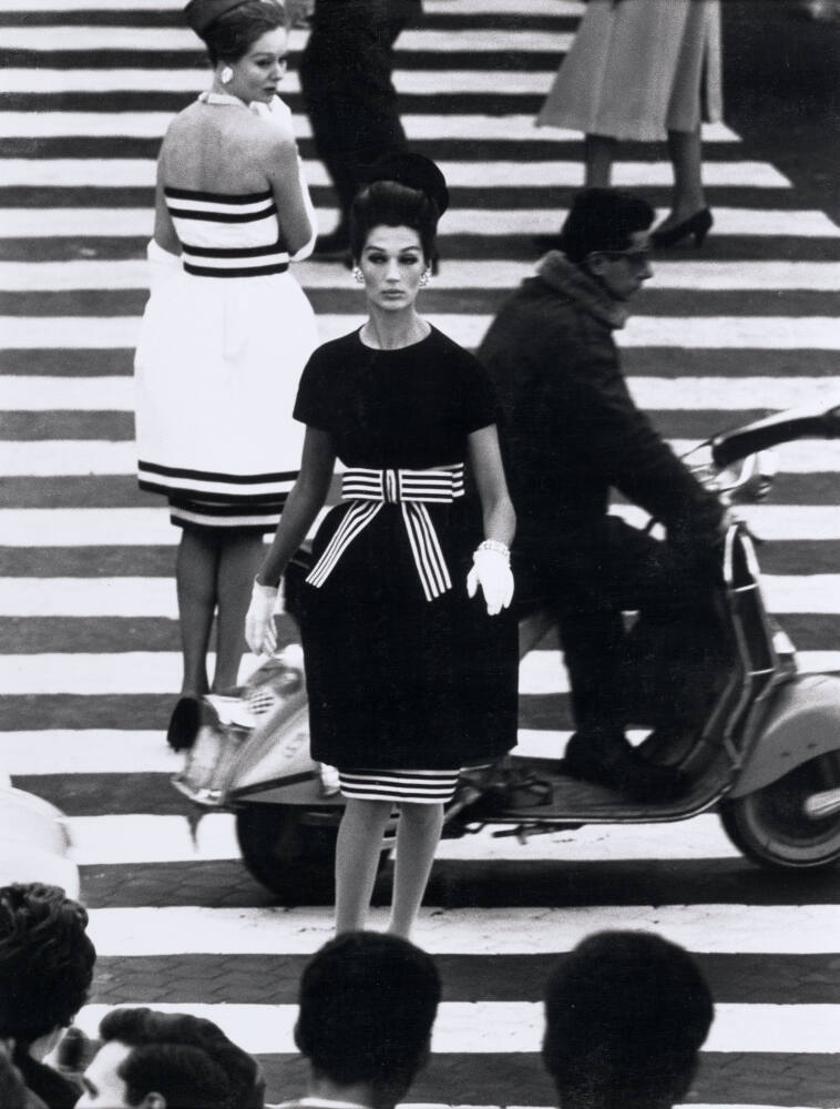 Pedestrian Crossing, Piazza di Spagna, Rome (Vogue)