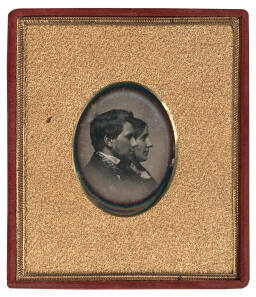Self-portrait with Wife, Elizabeth Mann Whipple, in Double Profile