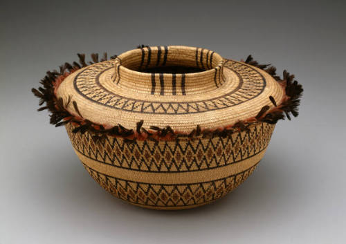 Basketry Bottleneck Jar