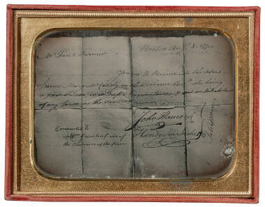 Document with John Hancock Signature
