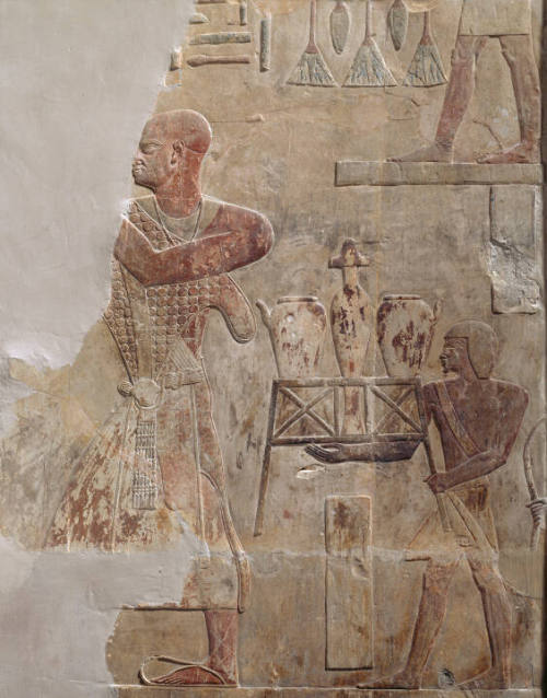 Relief of Mentu-em-hat and Anubis