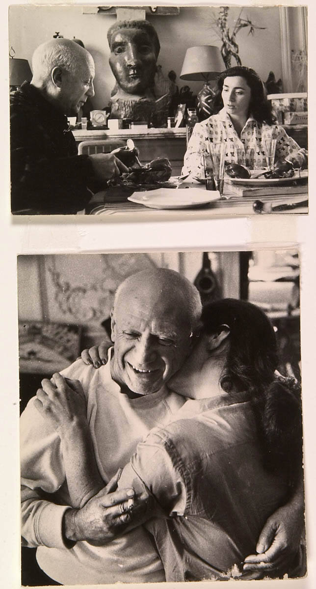 Pablo Ruiz Picasso, in his Favorite Chair, in his Studio, in his Home, La Californie