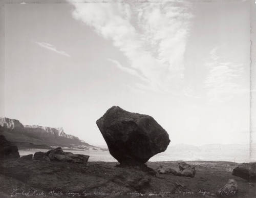 Perched Rock, Marble Canyon:  From William Bell's vantage point chosen 113 years before