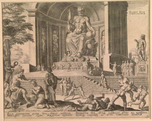 Statue of Jupiter at Olympus