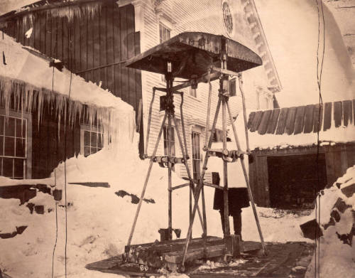 Mining Cage, Savage Mine, Virginia City, Nevada