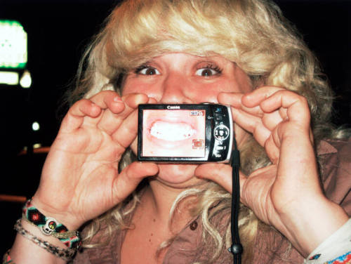 Untitled (Self-Portrait, Camera Mouth)