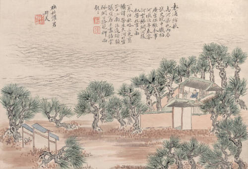 Autumn at the Yuan River Dike in the Manner of Tu Chin