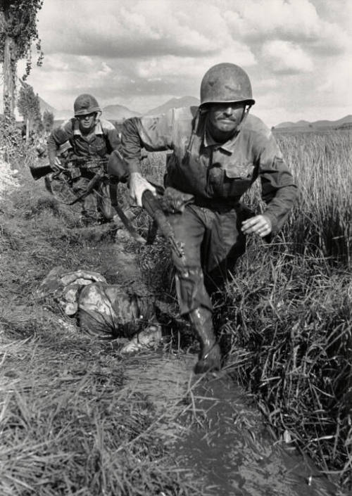 Attacking Marines, Nakdong River Perimeter, South Korea