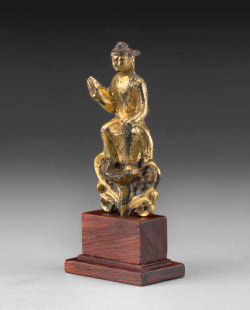 Maitreya Buddha Seated on a Lotus Throne