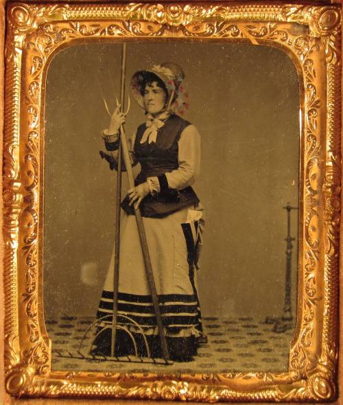 Portrait of female field worker