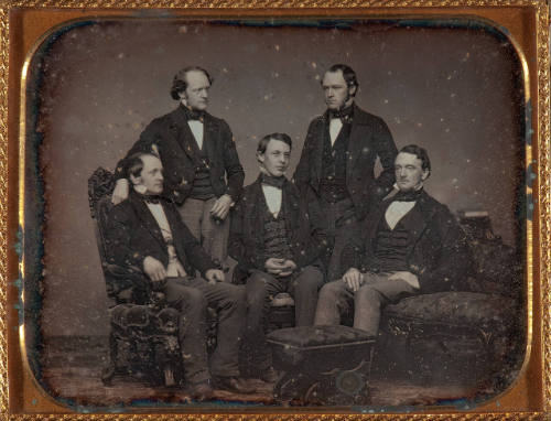 Portrait of William, Samuel, James, Sylvester, and Edward Crosby