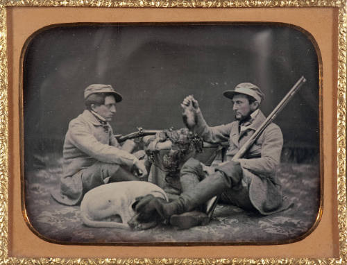 Two Hunters with Game