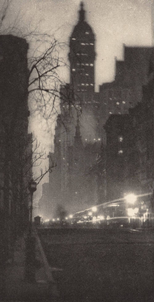The Singer Building:  Twilight