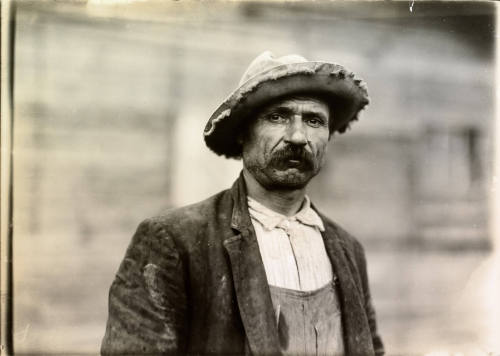 Italian Worker in Upstate Construction Camp (NY)
