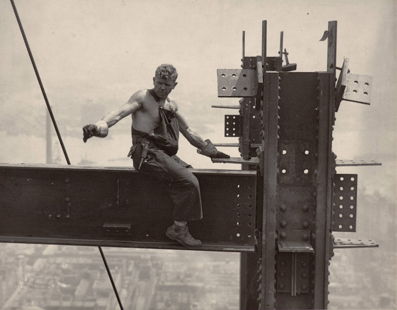 He Lays a Beam High Upon Empire State Building