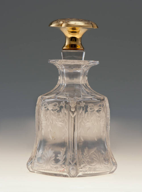 Perfume Bottle with Stopper from Dresser Set