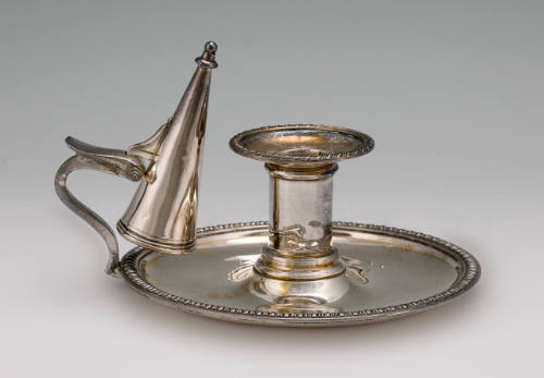 Candlestick Tray with Detachable Snuffer