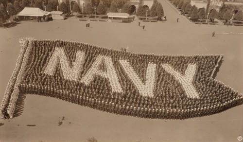 Human Navy Pennant Formation
