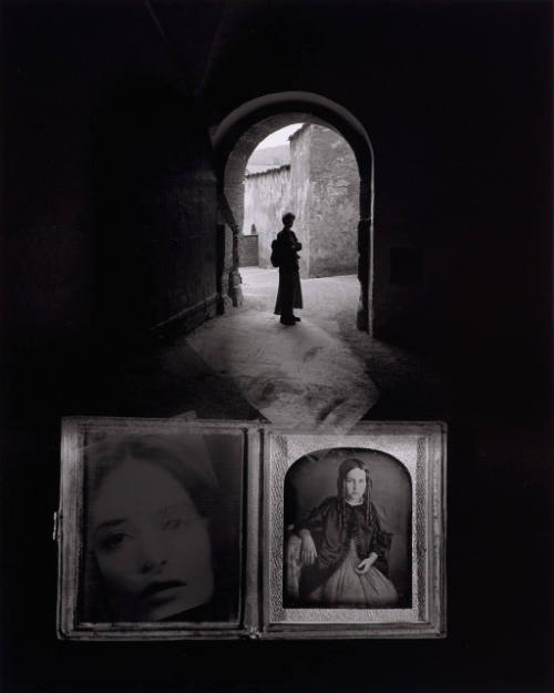 Untitled (daguerreotype/Maggie in arch)