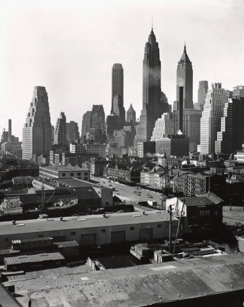 Lower Manhattan from Brooklyn Bridge, New York