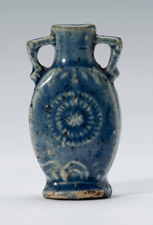 Two-handled Medicine Bottle with Design of Roundel