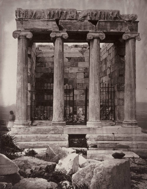 Eastern facade of the Temple of Victory