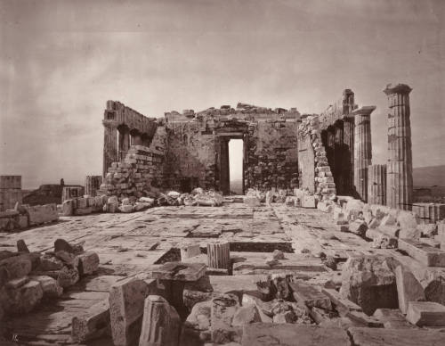 Interior of the Parthenon, from the eastern end