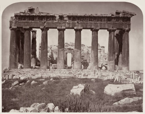 Eastern facade, or front, of the Parthenon