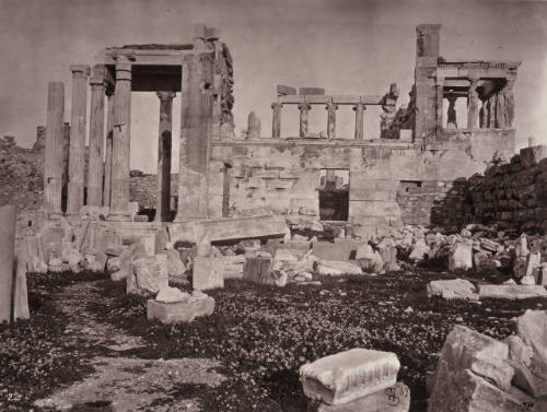 Western flank of the Erectheum