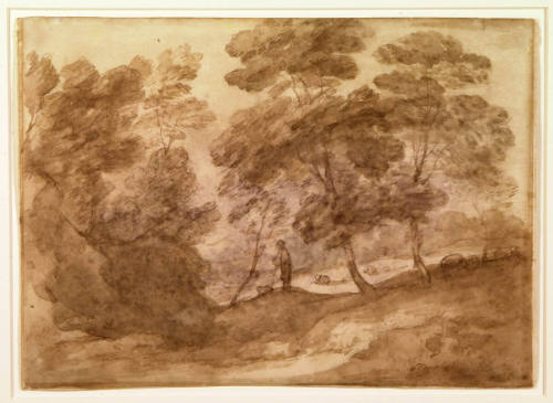Shepherd Among Trees