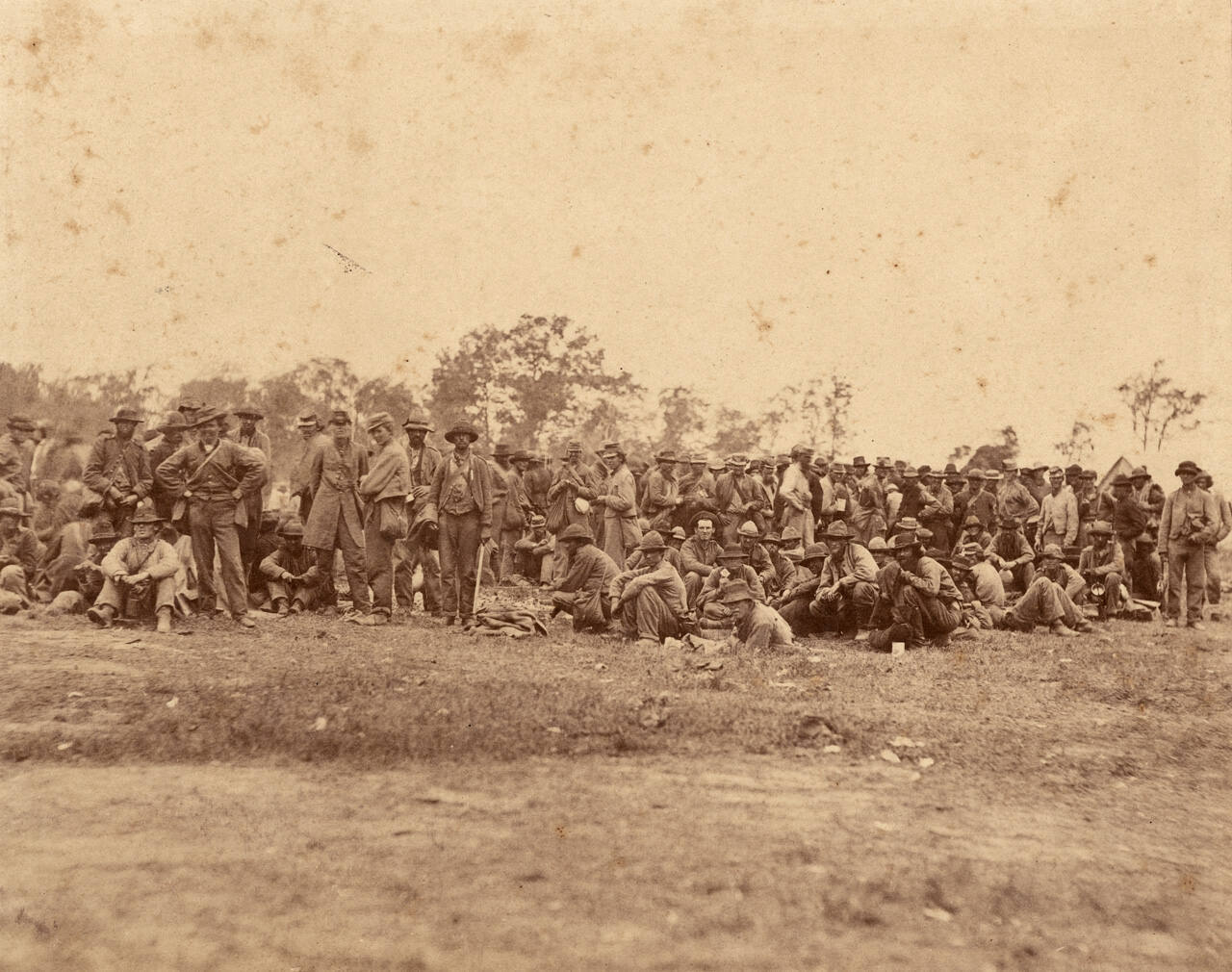 Rebel Prisoners at White House