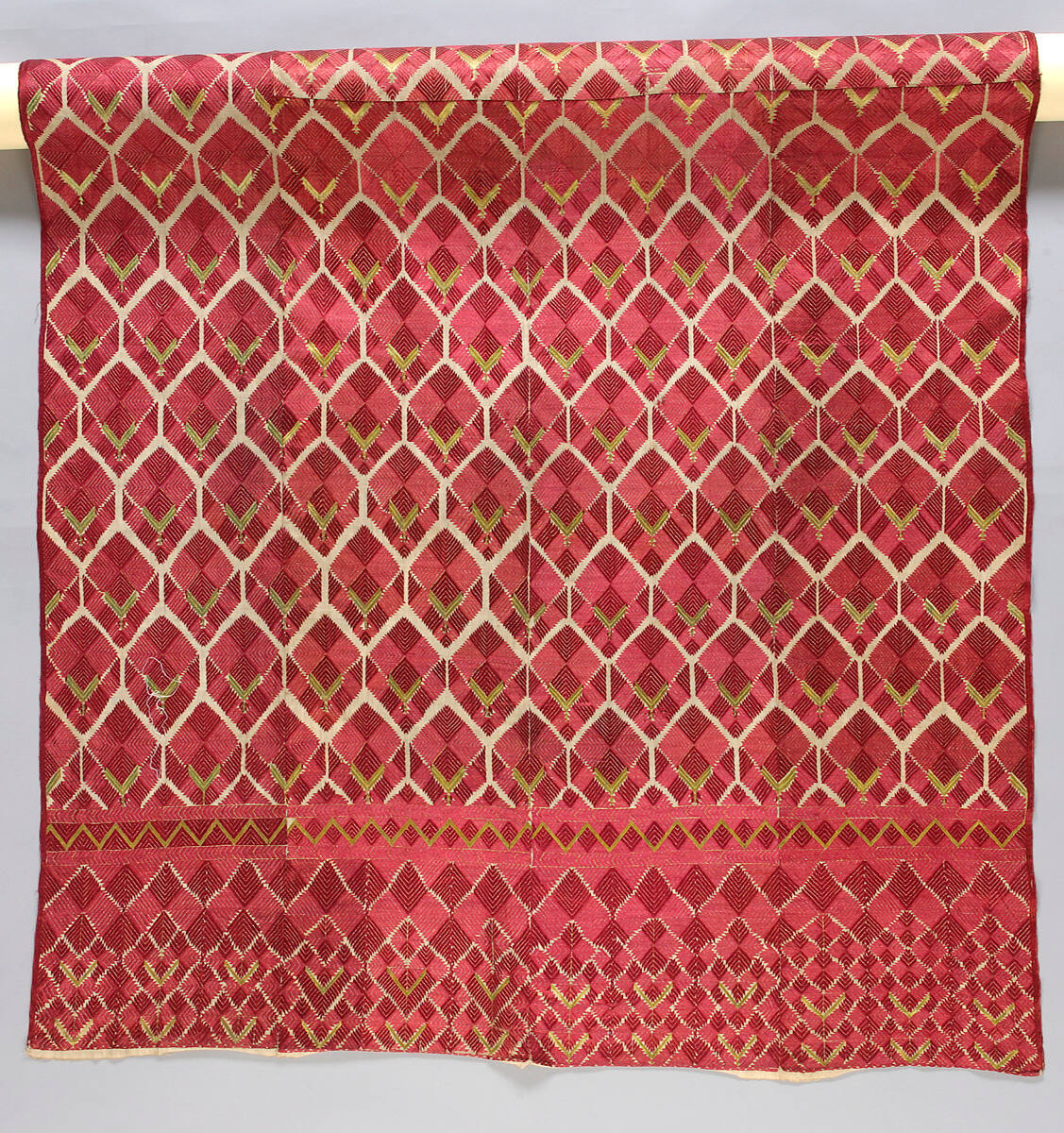 Phulkari (embroidered) Chadar (head veil or shawl)