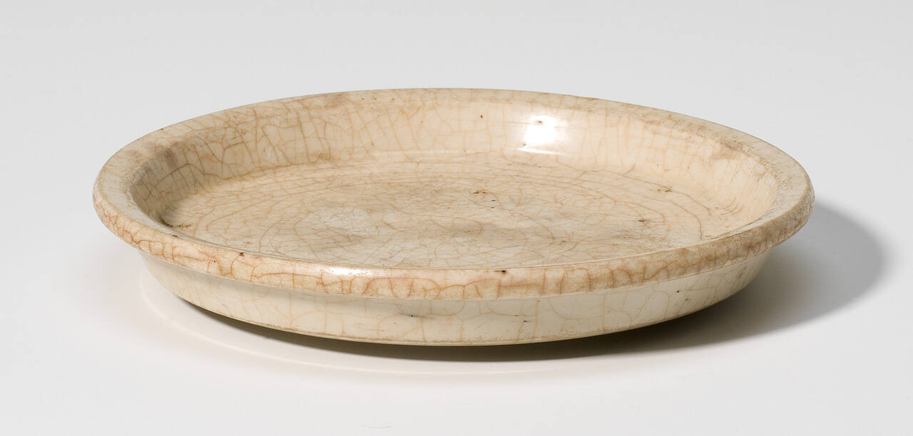 Crackle Glazed Dish
