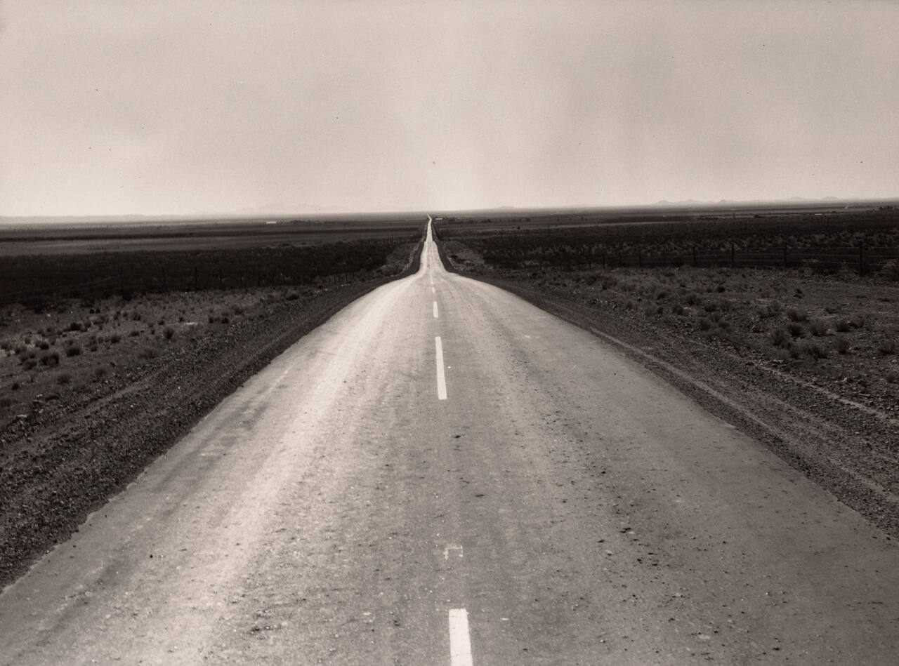 The road west, U.S. Route 54 in southern New Mexico