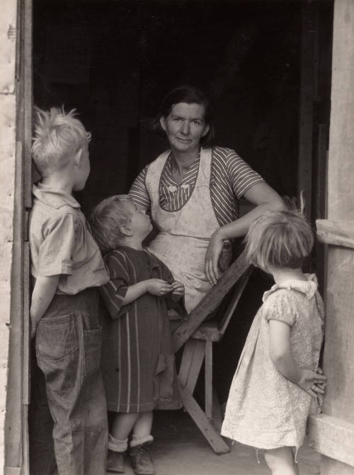 Oklahomans in public camp on relief, Coachella Valley, California