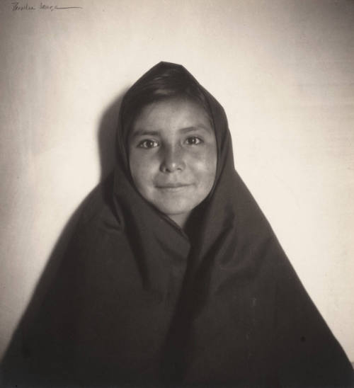 Portrait of Young Hopi Indian, New Mexico