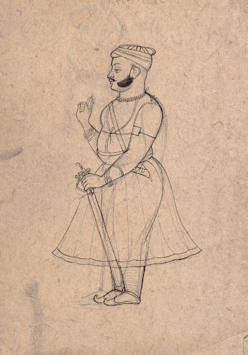 Portrait of a Rajput Noble