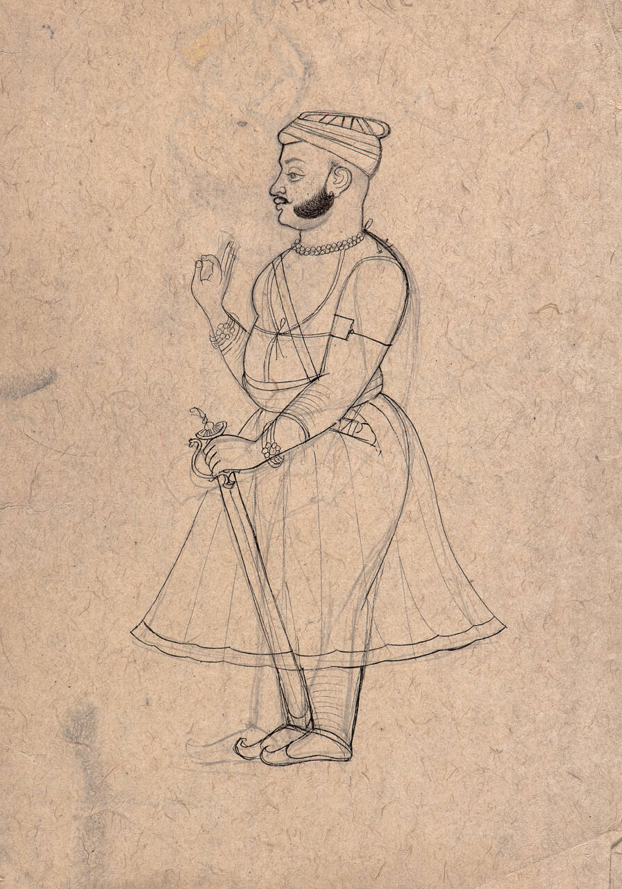 Portrait of a Rajput Noble