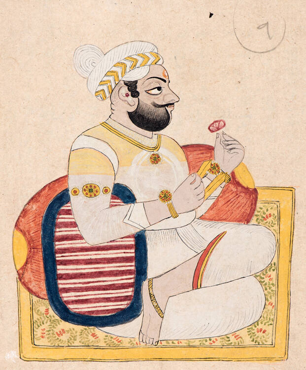 Portrait of Raja Sawai Singh of Jodhpur