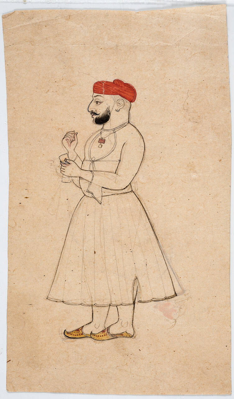 Portrait of a Rajput Courtier
