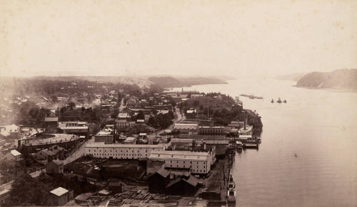Untitled (Aerial View of City and River)
