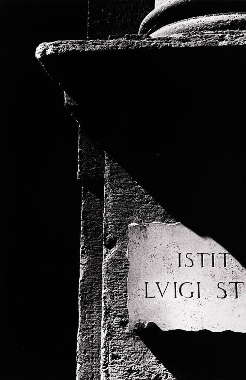 Sign on Plinth