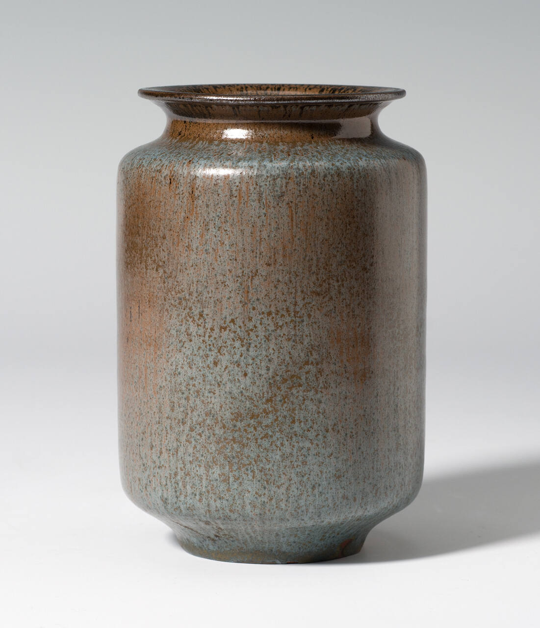 Steel Blue Cylindrical Jar