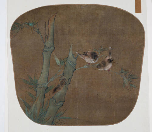 Two Birds, a Cicada and Bamboo