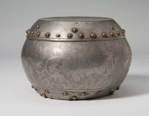 Drum-shaped Box with Lid