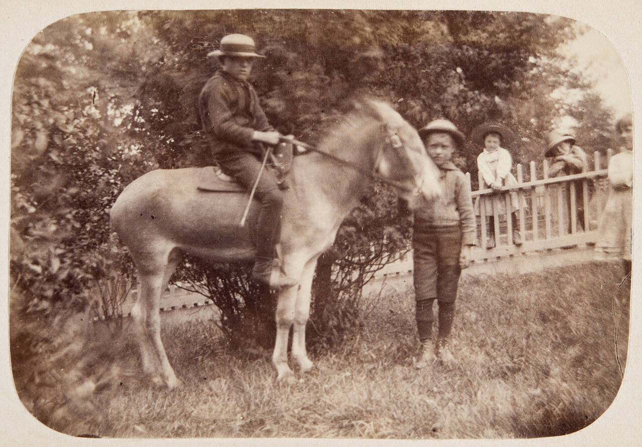 Untitled (Boy on Mule)
